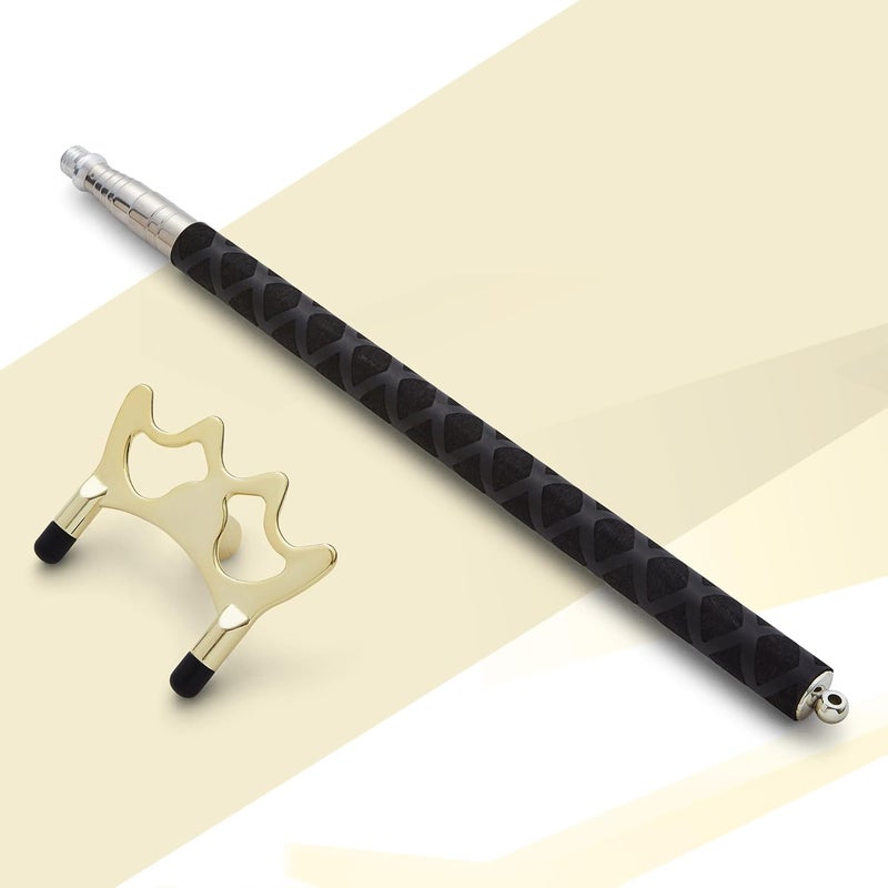CuteKing Telescopic Bridge Stick with Premium Woven Handle, Pool Accessories, Snooker Accessories, Bridge for Snooker and Pool - Image 5